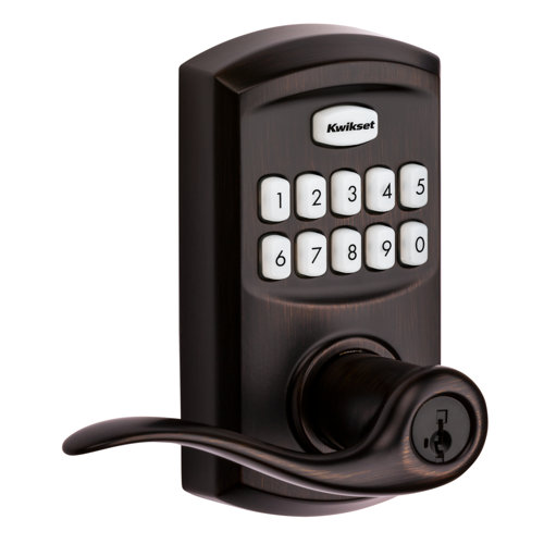Kwikset Electronic Door Lever with SmartKey & Reviews Wayfair